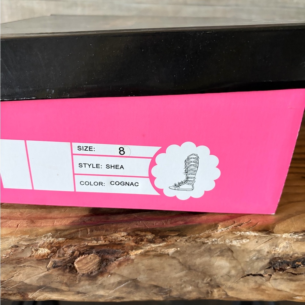 Charlotte Russe Brown Fringe Gladiator Sandals - Picture 5 of 5